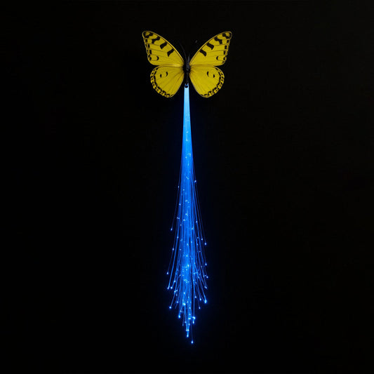 LED Butterfly Hair Braid Clip (2 Pc)