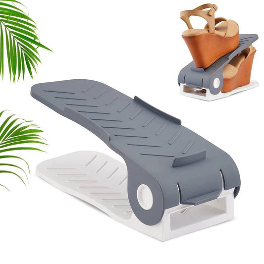 Adjustable Shoe Organizer (12 Pc): Space-Saving Storage